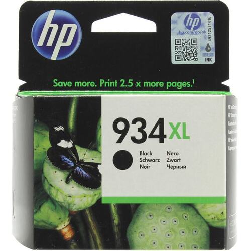 Картридж черный (или контейнер с черными чернилами) HP C2P23AE (№934XL) пигментный экономичный