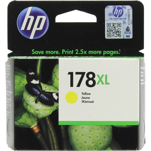 Картридж цветной (или контейнер с цветными чернилами) HP CB325HE (№178XL) (желтый экономичный)