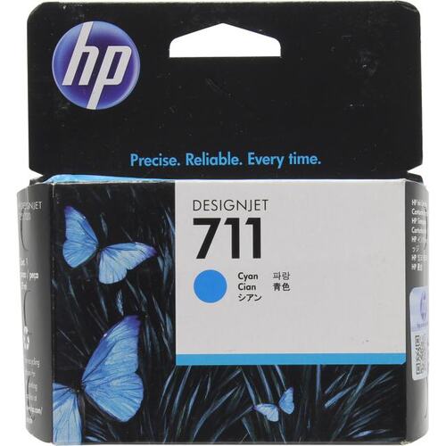 Картридж цветной (или контейнер с цветными чернилами) HP CZ130A (№711) (голубой)