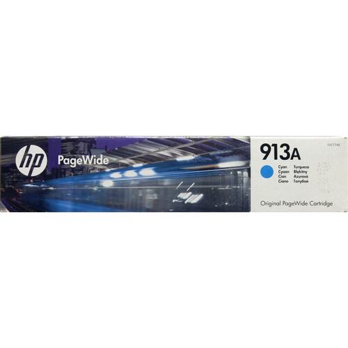 Картридж цветной (или контейнер с цветными чернилами) HP F6T77AE (№913A) (голубой)