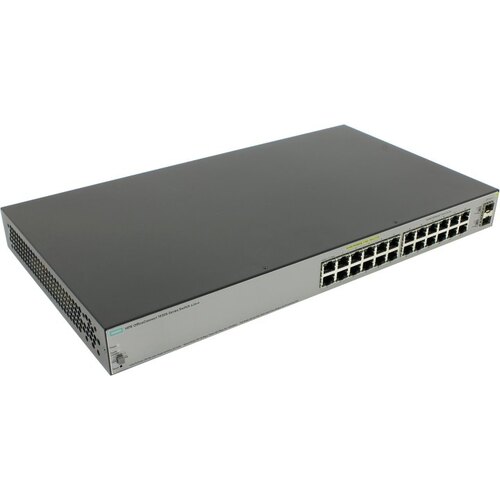 HPE <1920S> Управляемый коммутатор (24 x 1 Гбит/с, 2 x SFP, 12 портов IEEE 802.3at (PoE+)) — купить, цена и характеристики, отзывы