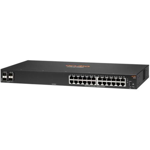 HPE <Aruba 6000 24G 4SFP Swch> Управляемый коммутатор (24 x 1 Гбит/с, 4 x SFP)
