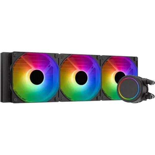 HSPD W1360-BKAA Водяное охлаждение для процессора/ W1360 ARGB BLACK (300, 360mm, Black, ARGB/