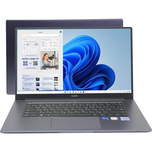 Ноутбук Huawei MateBook D 15 BoD-WDH9 <53012TLV> (Intel Core i5 1135G7, 8 ГБ, 256 Гб SSD, WiFi, Bluetooth, Win11, 15")