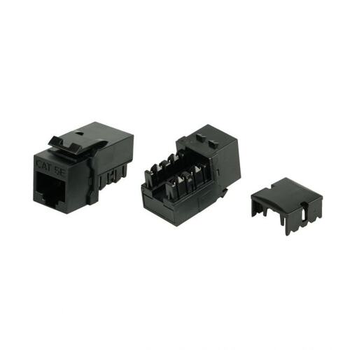 Вставка Keystone Hyperline KJ9-8P8C-C5e-90-BK