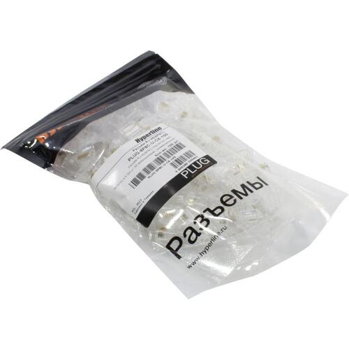 Коннектор RJ45 Hyperline PLUG-8P8C-U-C6-100