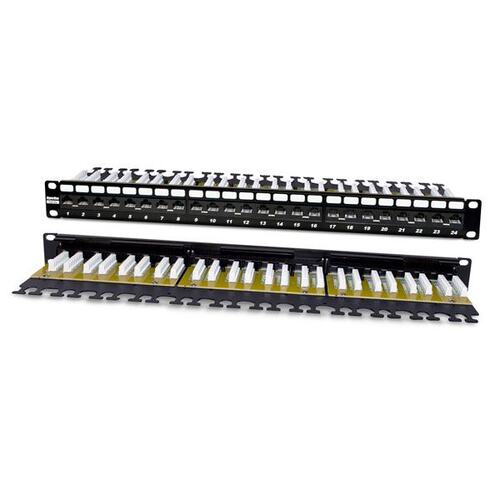 Hyperline PP2-19-24-8P8C-C6A-110D 24 порта 1U