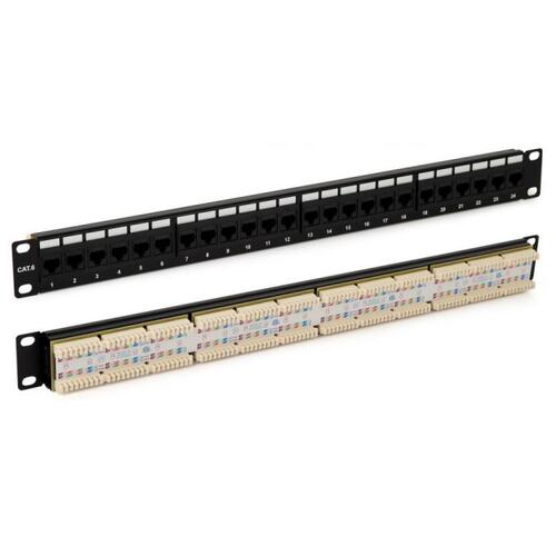 Hyperline PP3-19-16-8P8C-C6-110D 16 портов 1U
