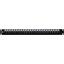 Patch Panel (коммутационная панель) кат.6 Hyperline PP3-19-24-8P8C-C6-SH-110D 24 порта 1U, вид спереди