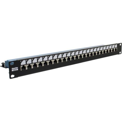 Patch Panel (коммутационная панель) кат.6 Hyperline PP3-19-24-8P8C-C6-SH-110D 24 порта 1U