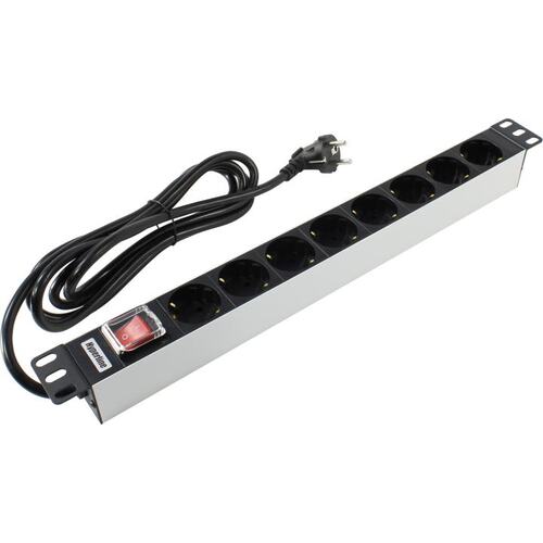 PDU горизонтальный Hyperline SHT19-8SH-S-2.5EU