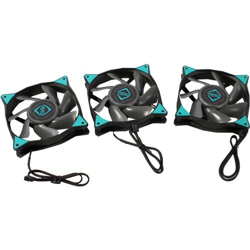 Вентилятор для корпуса Iceberg IceGALE ICEGALE12X-C3A (IceGALEXtra120mmBLACK3P)