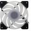 Вентилятор для корпуса ID-Cooling DF-12025-ARGB, вид спереди
