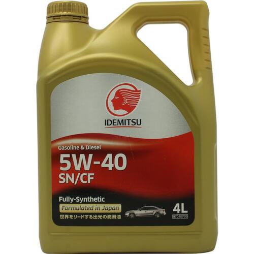 Моторное масло IDEMITSU 5W-40 4L