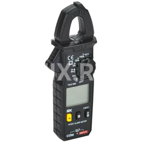 A2L5-CM13-02 Клещи токоизмерительные IEK ARMA2L 5 CM2C цифр. измер.ток:переменный/постоянный черный ()