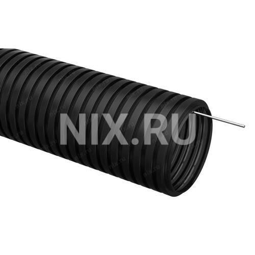 Труба гофр. гибкая П IEK CTG20-16-K02-050-1 внеш.D=16мм с протяжкой 50м чёрн.