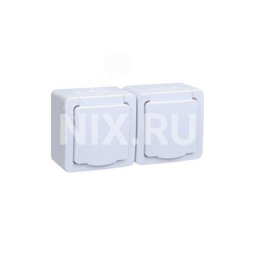 Розетка силовая iEK ERMP22-K01-16-54-EC