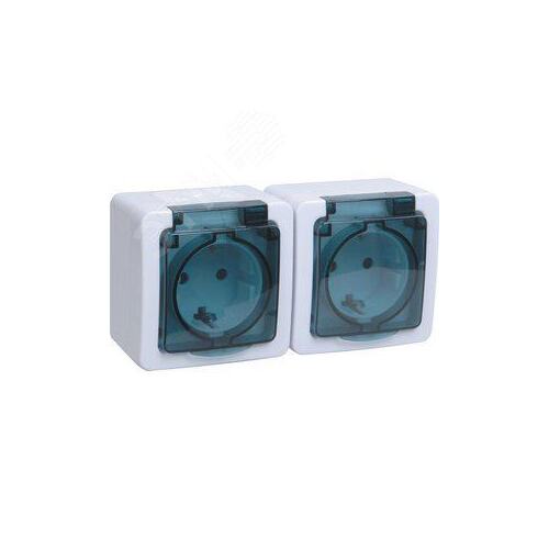 Розетка силовая iEK ERMP22-K03-16-54-EC