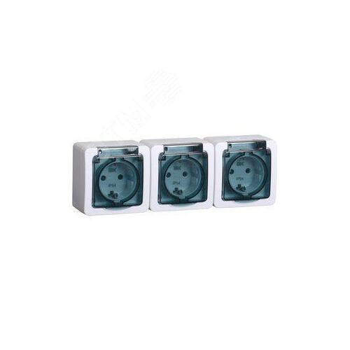 Розетка силовая iEK ERMP32-K03-16-54-EC