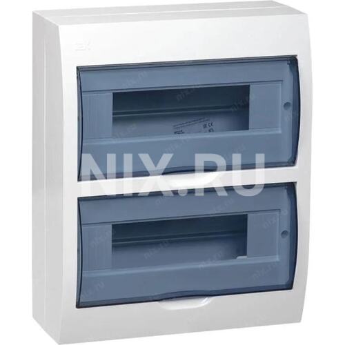 Бокс IEK MKP12-N-24-40-10 ЩРН-П-24модуля навесной пластик IP40