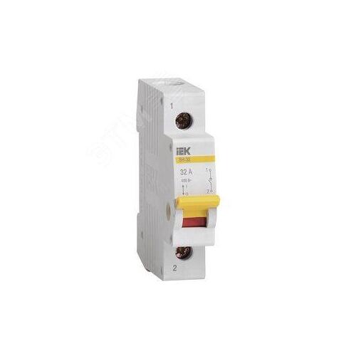 Выключатель нагрузки IEK MNV10-1-032 (мини-рубильник) ВН-32 1P 32А
