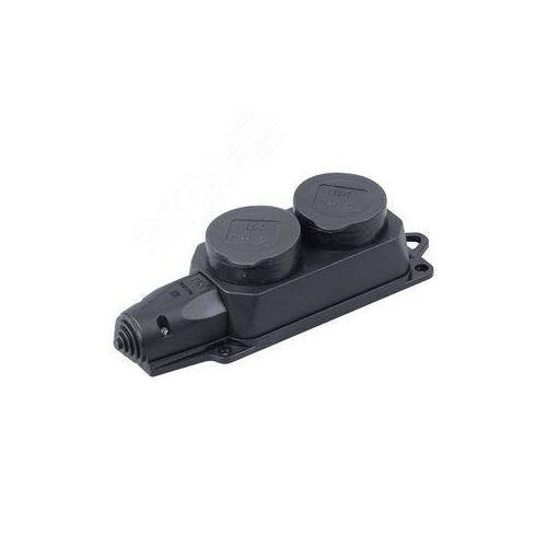 Розетка силовая iEK PKR62-016-2-K02