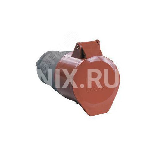 Розетка IEK 214 3Р+РЕ (PSR22-016-4) переносная 16А, 380В, IP44