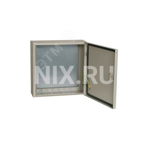 Щит IEK YKM40-441-54 монтажный ЩМП 400х400х150 IP54 У2 металлический ЩМП-4.4.1-0