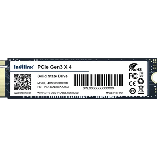 SSD жесткий диск M.2 2280 NVME 1TB IND-4XN80S001TX INDILINX