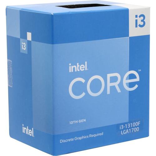 Процессор Intel Core i3 13100F BOX (BX8071513100F)