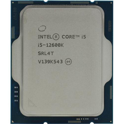 Процессор Intel Core i5 12600K BOX (без кулера) (BX8071512600K, SRL4T)