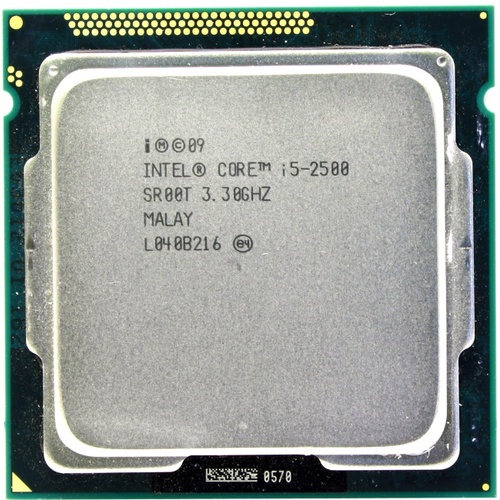 Процессор Intel Core i5 2500 (SR00T, CM8062300834203) — купить, цена и характеристики, отзывы