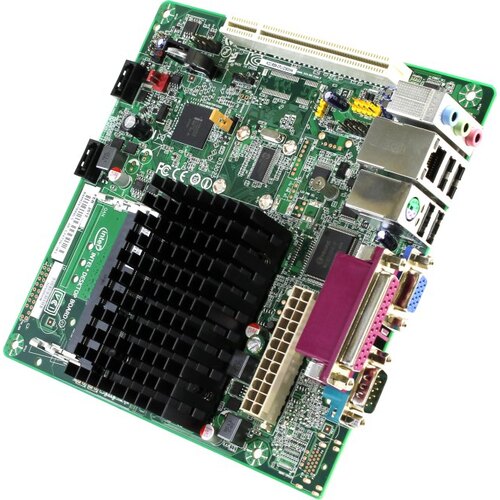 Материнская плата 1х Предустановленный процессор Intel Atom D2500 (1.86 ГГц, 2 ядра, 10 Вт) Intel D2500HN 2SO-DIMM DDR3 Mini-ITX с высокой заглушкой — купить, цена и характеристики, отзывы