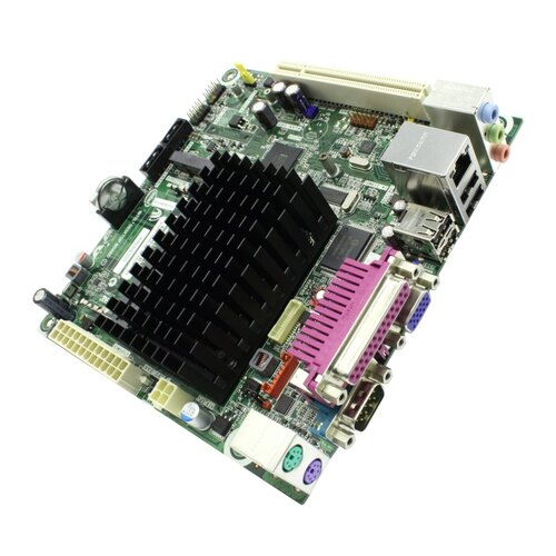Материнская плата Предустановленный процессор Intel Atom D525 (1.8 ГГц, 2 ядра, 13 Вт) Intel D525MWV 2SO-DIMM DDR3 Mini-ITX с высокой заглушкой