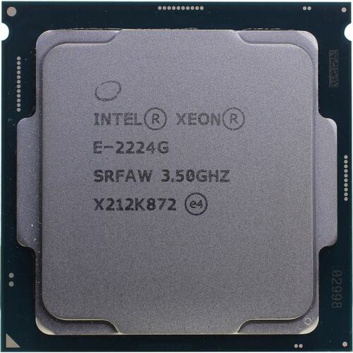 Процессор Intel Xeon E 2224G BOX (BX80684E2224G, SRFAW)