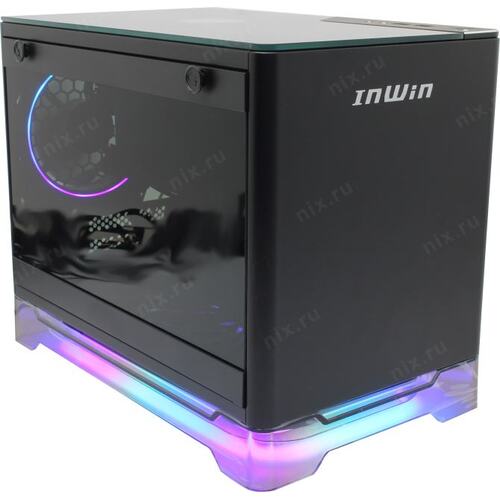 Корпус Minitower Inwin A1 PLUS (CF08A) U3-BK Mini-ITX с высокой заглушкой 650 Вт с окном