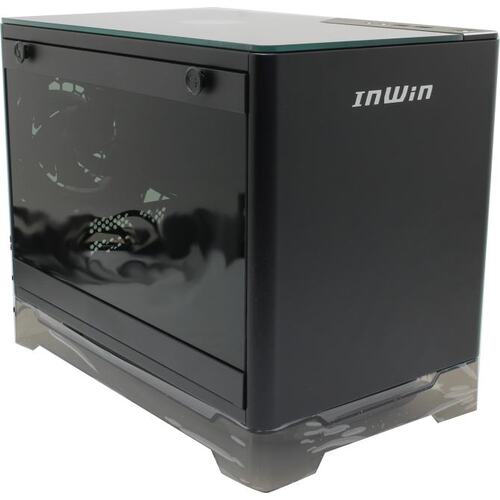 Корпус Minitower Inwin A1 PLUS (CF08A) U3-BK Mini-ITX с высокой заглушкой 650 Вт с окном