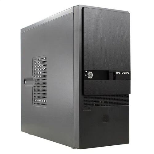 Miditower INWIN EC046BL-PM-450ATX 450W (24+2x4+6пин) с дверцей