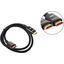 Кабель HDMI <-> HDMI iOpen ACG859B-1.0 кабель в оплетке 1 м., вид основной