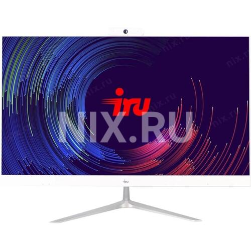 2097970 IRU Tactio 23IBWP 23.8" i3 5005U (2) 8Gb SSD256Gb G5500 FreeDOS GbitEth 60W белый FHD