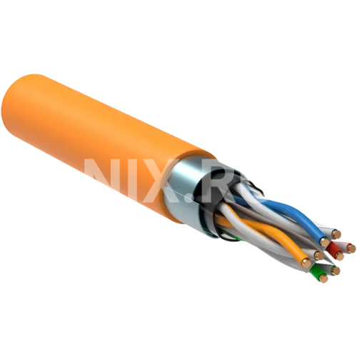 Кабель информационный ITK LC1-C604-327 кат.6 F/UTP 4 пары LSZH внутренний 305м оранжевый