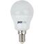 JazzWay 1027856-2 Лампа светодиодная LED 7Вт E14 530Лм 230V/50Hz теплый матовый шар SP (1027856-2), вид основной