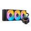   JONSBO TG-360 ARGB Black  (TDP 300W, ARGB FAN and PUMP, PWM, TRIPLE FAN 120mm) RET,  
