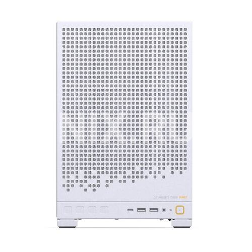 Корпус JONSBO D32 PRO White без БП, боковая панель из закаленного стекла, mini-ITX, micro-ATX, белый