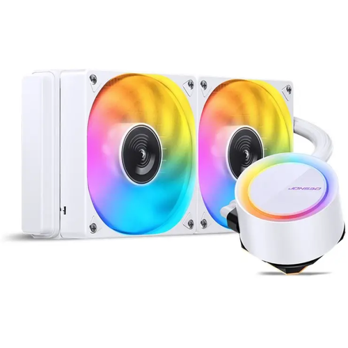 Водяное охлаждение JONSBO Shadow TG-240 ARGB White
