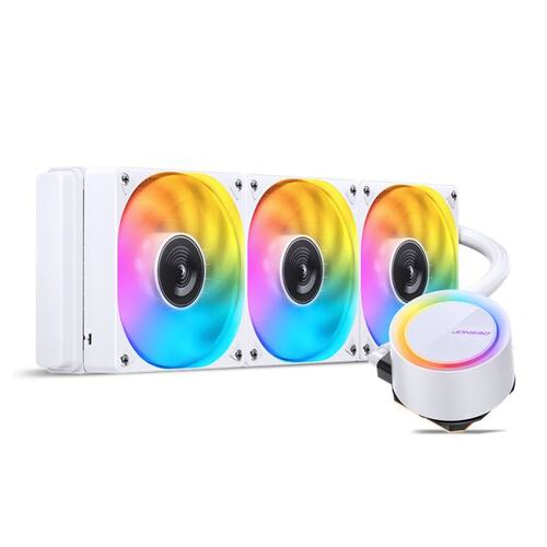 Водяное охлаждение JONSBO Shadow TG-360 ARGB White