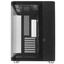 Корпус JONSBO TK-2 2.0 Black без БП, mini-ITX, micro-ATX, ATX, черный, вид спереди