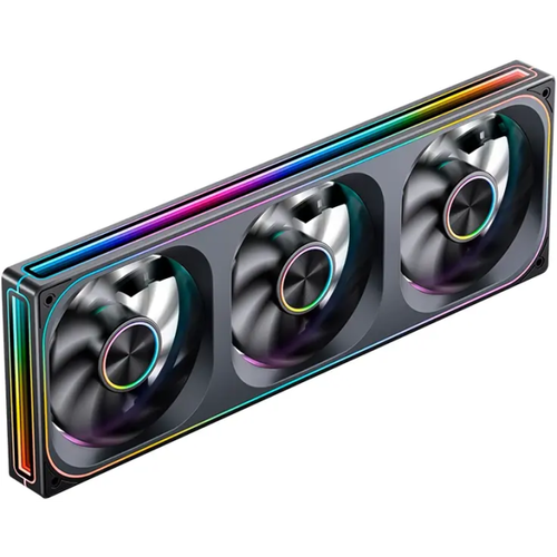 Вентилятор JONSBO ZA-360B (3 in 1) 120х120х28мм (1PWM, ARGB LED, 700-2400об/мин, черный) Retail