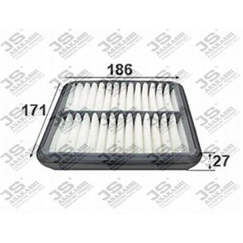JS ASAKASHI A193J Фильтр воздушный TOYOTA Prius 1NZ-FXE HNW10 97-00, HNW11 00-04-, bB/Scion xB 1NZ-FE NCP35 04-