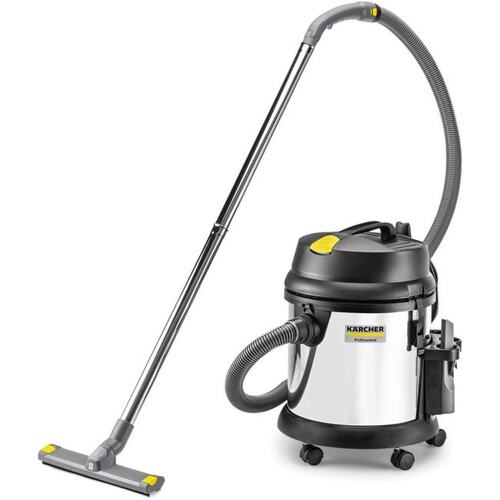 1.428-114.0 Строительный пылесос Karcher NT 27/1 Me Adv 1380Вт (уборка: сухая/сбор воды) серый